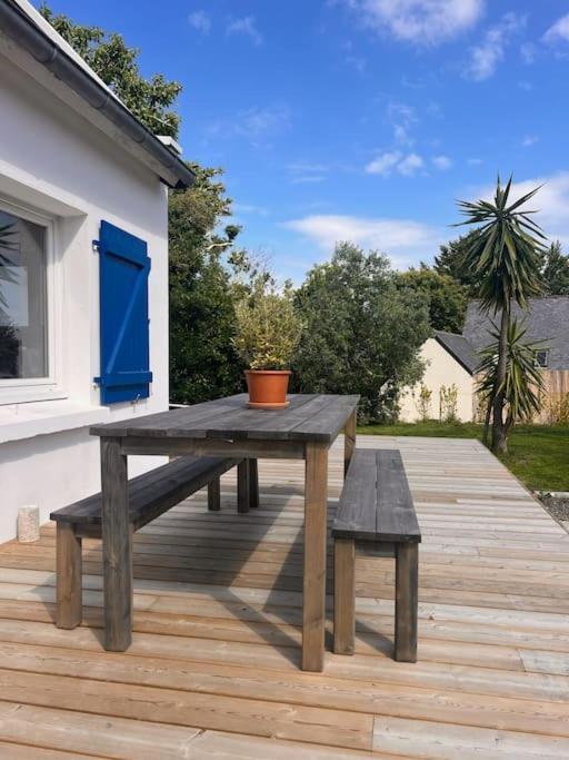 פרוס-גירק Maison Bretonne Renovee A Neuf - Terrasse Plein Sud - Proche Plage מראה חיצוני תמונה